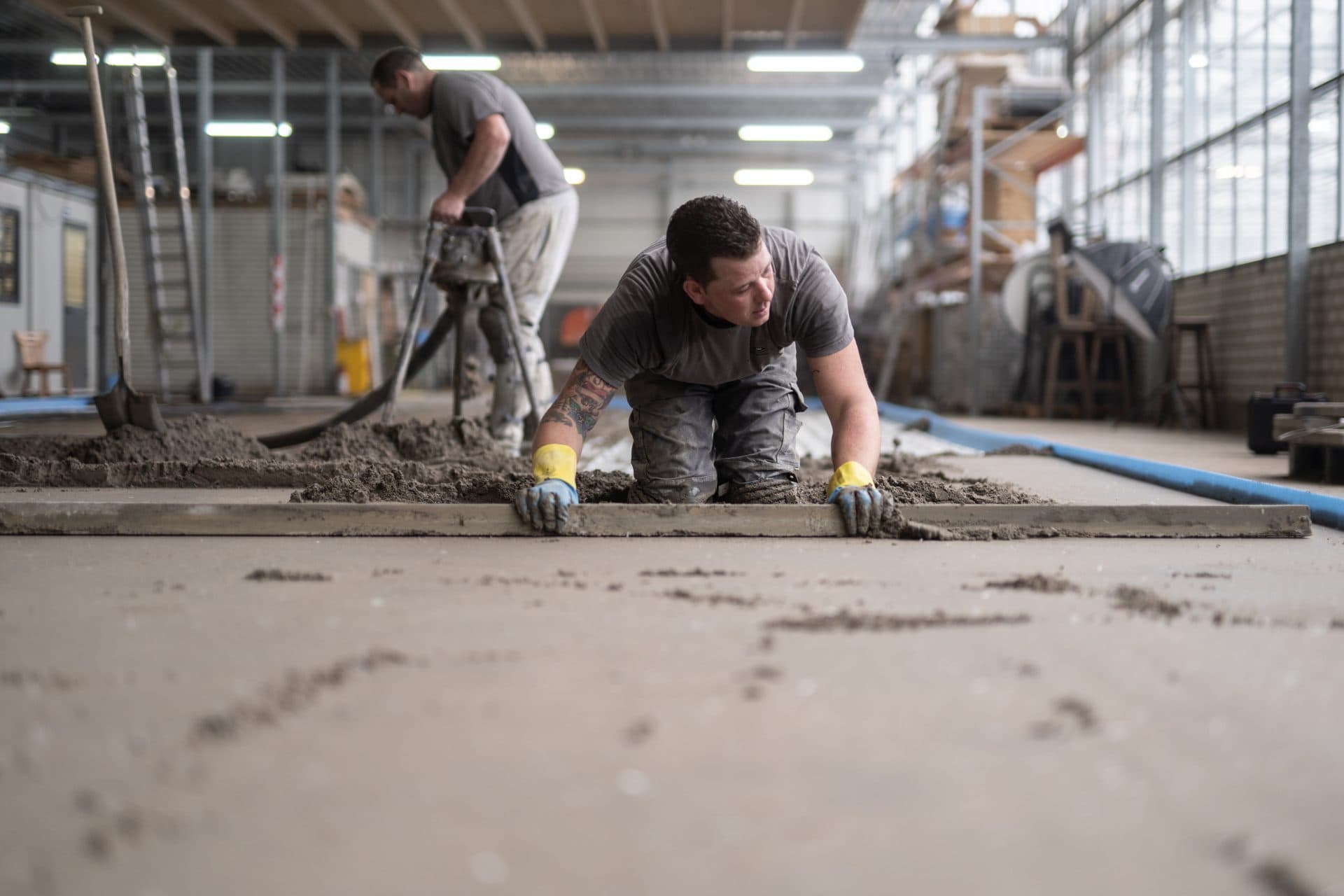 betonnen dekvloer